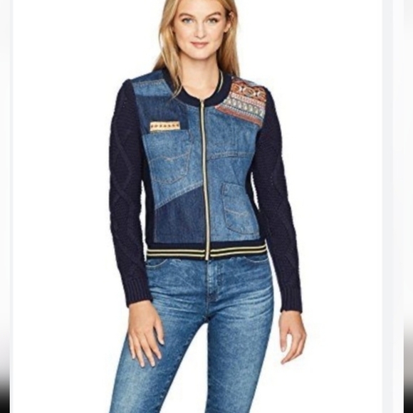 Desigual Xotic Laudio Denim Jacket 38 EUR - Picture 5 of 12